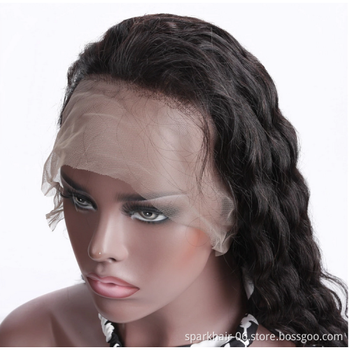 Transparent Lace Frontal Wig Pre Plucked Raw Indian Virgin Human Hair Wholesale 13X4 13X6 Full Hd Lace Front Human Hair Wigs